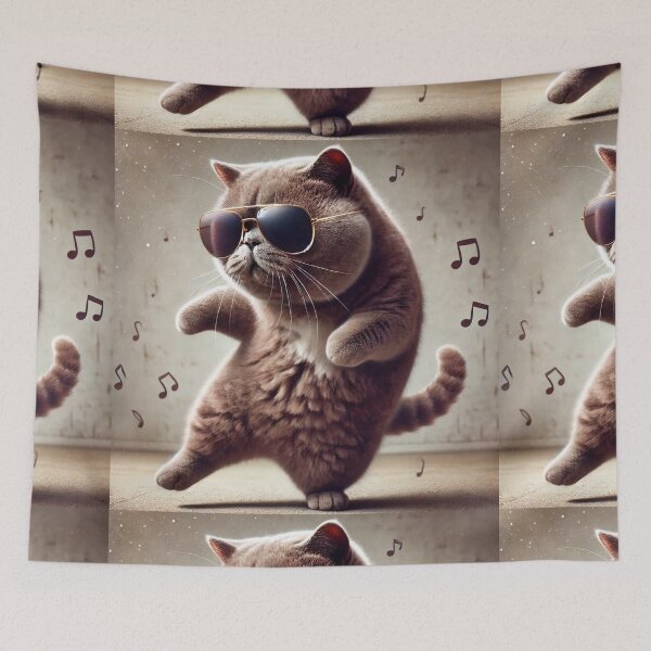 Item preview, Dancing cat designed and sold by Catsmoment.