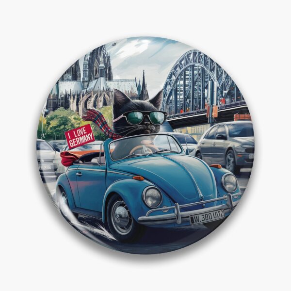 Item preview, Cat on tour - I love Germany! - Cologne designed and sold by lavka-xd.