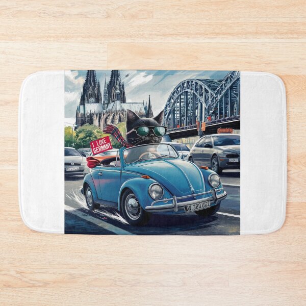 Item preview, Cat on tour - I love Germany! - Cologne designed and sold by lavka-xd.