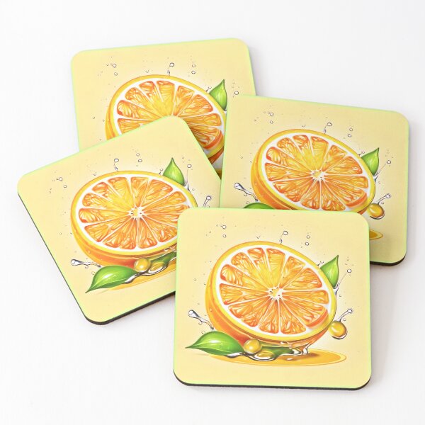 Item preview, Orange Slice Splash designed and sold by Health And Fitness Posts e-Store.