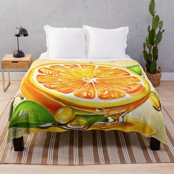 Item preview, Orange Slice Splash designed and sold by Health And Fitness Posts e-Store.
