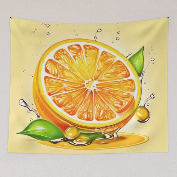 Item preview, Orange Slice Splash designed and sold by Health And Fitness Posts e-Store.