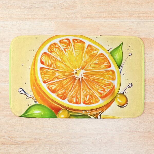 Item preview, Orange Slice Splash designed and sold by Health And Fitness Posts e-Store.