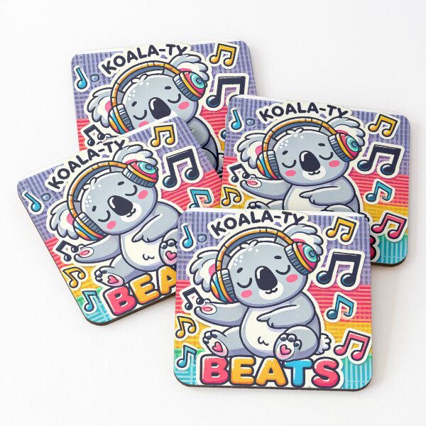 Item preview, Musical Koala Enjoying Beats with Headphones designed and sold by Koalangel.