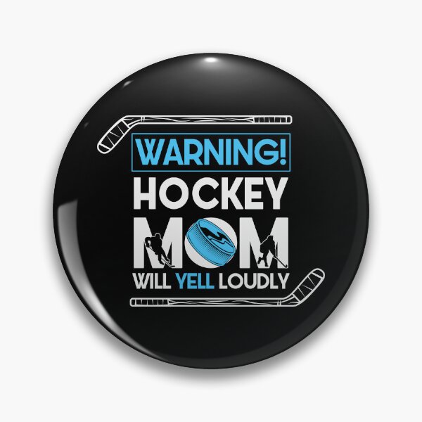 Item preview, Hockey mom will yell loudly designed and sold by ArtHavenDesign.
