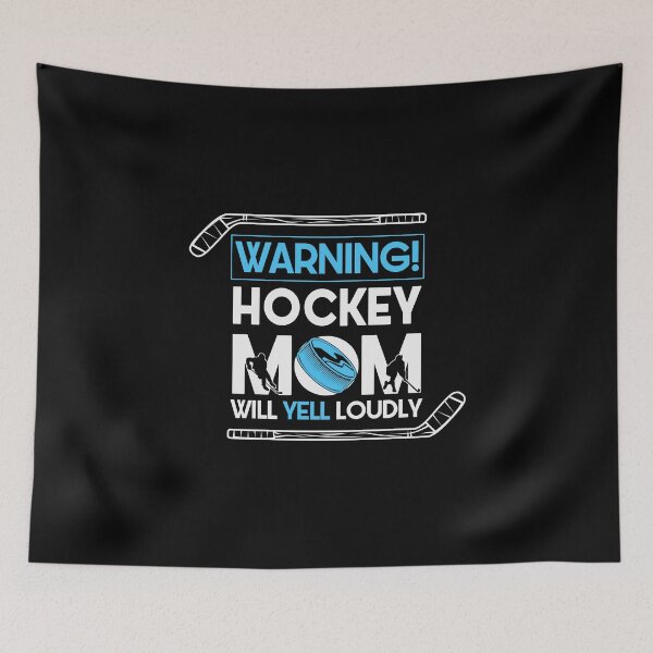 Item preview, Hockey mom will yell loudly designed and sold by ArtHavenDesign.