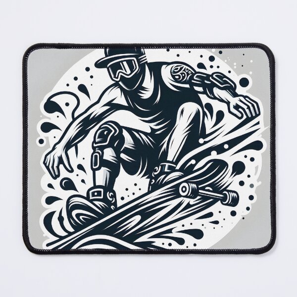 Item preview, surfing wave in ocean enjoying holidays designed and sold by vectorillus.