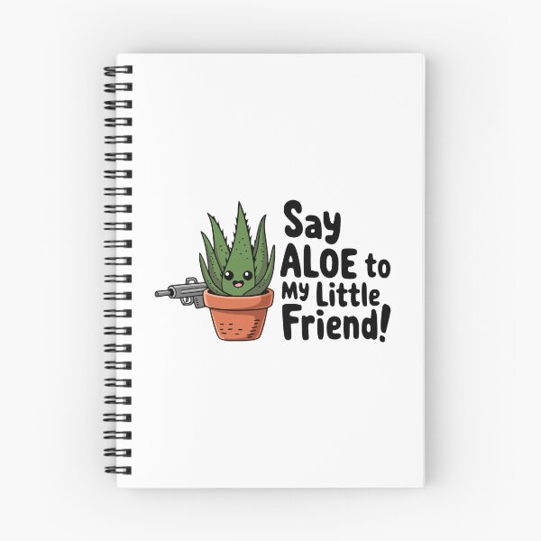 Item preview, Say Aloe To My Little Friend! Funny Aloe Plant Pun designed and sold by PMCreative.