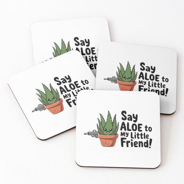 Item preview, Say Aloe To My Little Friend! Funny Aloe Plant Pun designed and sold by PMCreative.