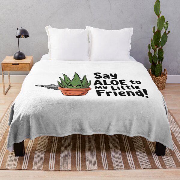 Item preview, Say Aloe To My Little Friend! Funny Aloe Plant Pun designed and sold by PMCreative.