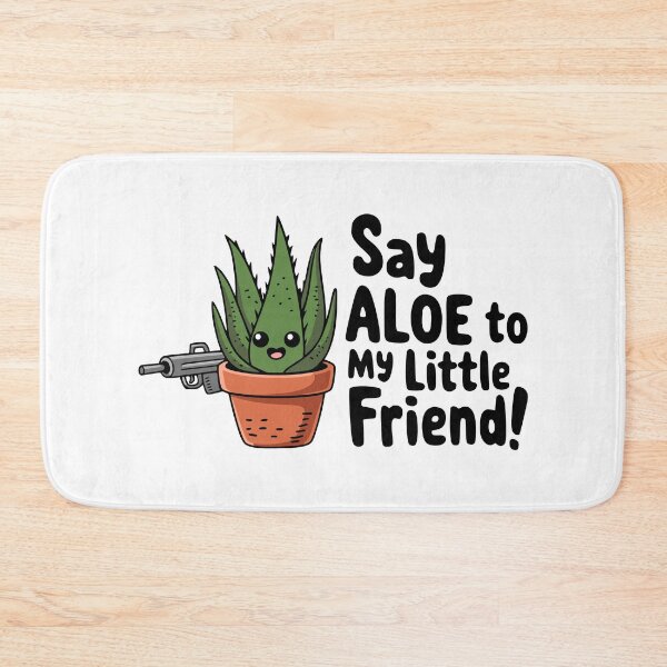 Item preview, Say Aloe To My Little Friend! Funny Aloe Plant Pun designed and sold by PMCreative.