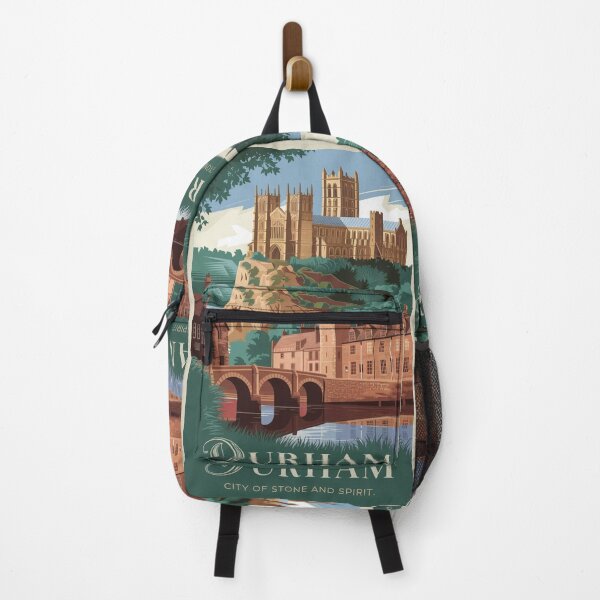 Item preview, Durham Vintage Travel Poster designed and sold by TravelerRat.