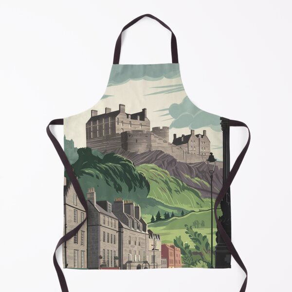 Item preview, Edinburgh Vintage Travel Poster designed and sold by TravelerRat.