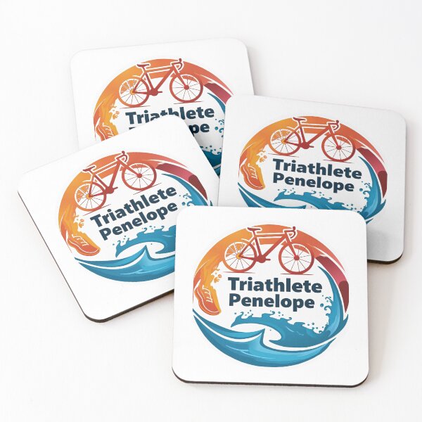 Item preview, Dynamic Triathlete Penelope - Swim, Bike, Run designed and sold by Triathlongram.