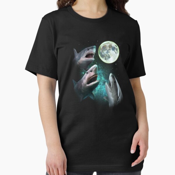 Item preview, Three Sharks Howl On The Moon designed and sold by PNGShop.