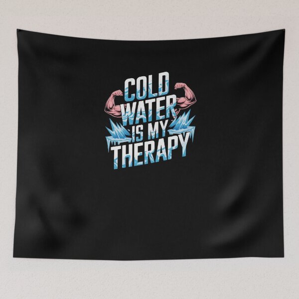 Item preview, Cold Water Is My Therapy Funny Gifts for Pepole Who Like Ice Bathing designed and sold by byMartha.