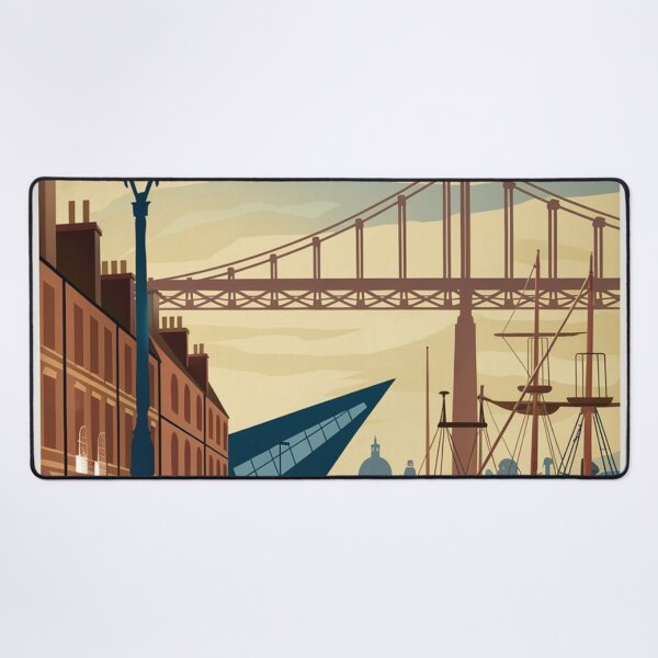 Item preview, Kingston Upon Hull Vintage Travel Poster designed and sold by TravelerRat.
