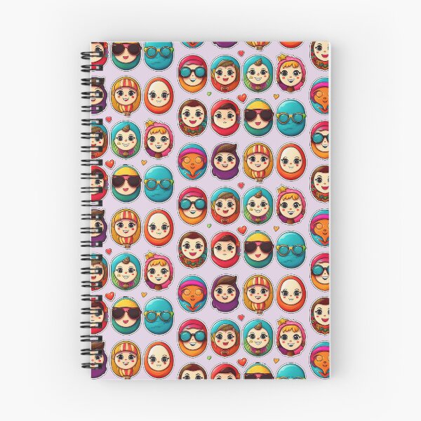 Item preview, Good Vibes World Faces | Sticker Pattern | Retro Collection designed and sold by monkeybusiness.pt.