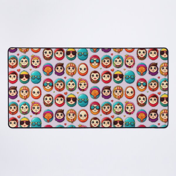 Item preview, Good Vibes World Faces | Sticker Pattern | Retro Collection designed and sold by monkeybusiness.pt.