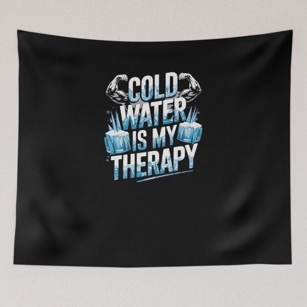 Item preview, Cold Water Is My Therapy Funny Gifts for Pepole Who Like Ice Bathing designed and sold by byMartha.