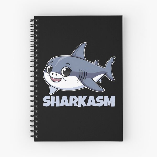 Item preview, Sharkasm with Porbeagle Shark Baby Funny Pun for Shark Lovers designed and sold by KLArtzStore.