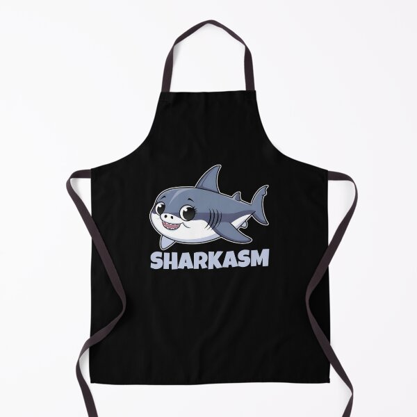 Item preview, Sharkasm with Porbeagle Shark Baby Funny Pun for Shark Lovers designed and sold by KLArtzStore.