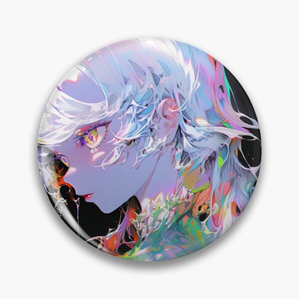 Item preview, Abstract Luminescent Anime Girl designed and sold by bubblegoth.