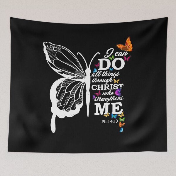 Item preview, I Can Do All Things Through Christ Who Strengthens Me designed and sold by PNGShop.