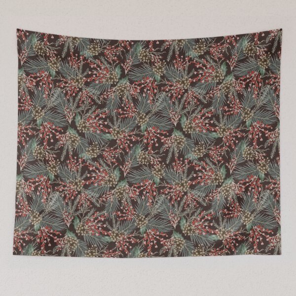 Item preview, Cabincore Winter Pattern Dark designed and sold by DesigndN.