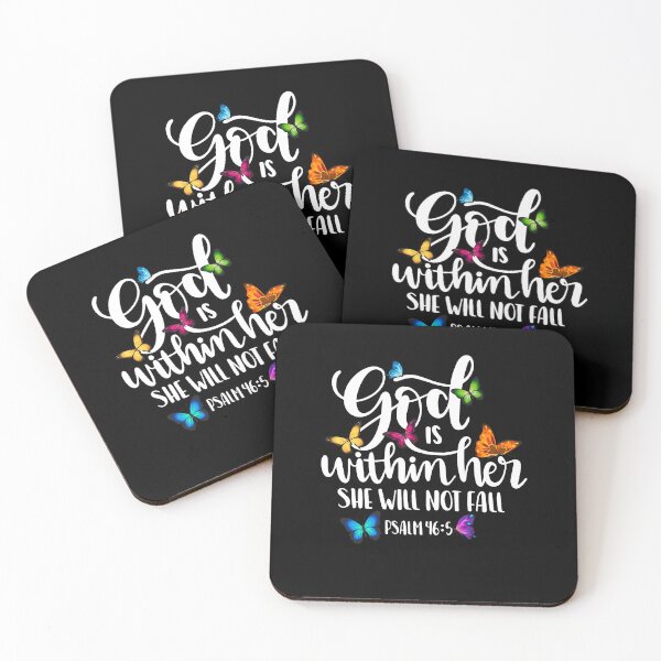 Item preview, God Is Within Her She Will Not Fall Religious Design designed and sold by PNGShop.