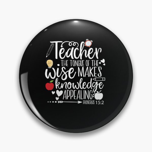 Item preview, Teacher The Tongue Of The Wise Makes Knowledge Appealing Religious Design designed and sold by PNGShop.