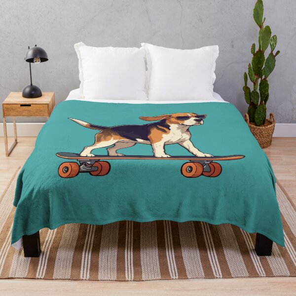 Item preview, Beagle with Sunglasses on a Skateboard Funny designed and sold by d247.