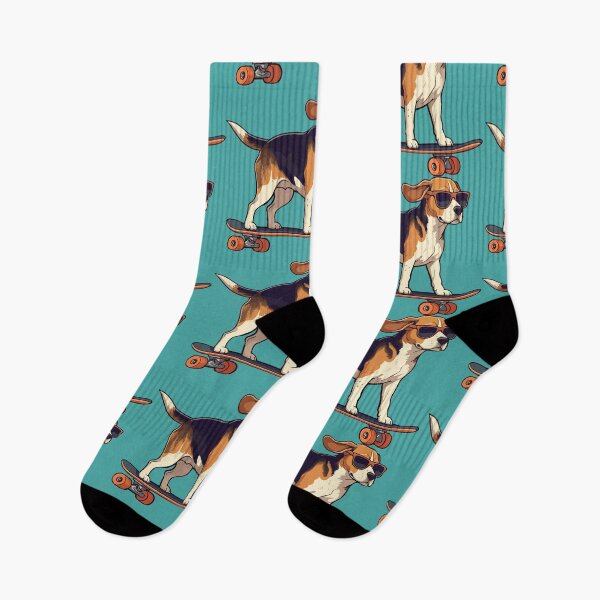 Item preview, Beagle with Sunglasses on a Skateboard Funny designed and sold by d247.