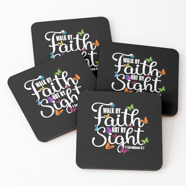 Item preview, Walk By Faith Not By Sight Religious Design designed and sold by PNGShop.