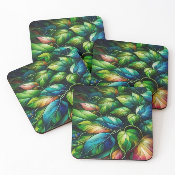Item preview, Emerald Vines abstract art designed and sold by nicnacc.