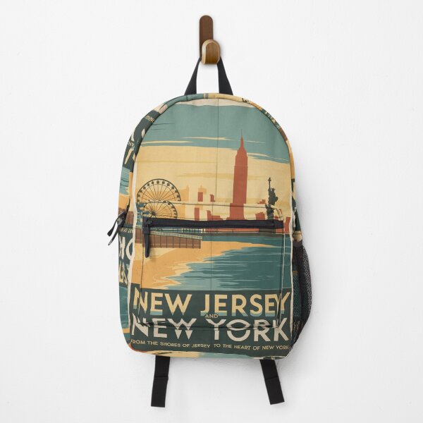 Item preview, New Jersey Vintage Travel Poster designed and sold by TravelerRat.