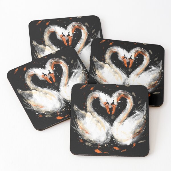 Item preview, Swans in love designed and sold by kharma zero.