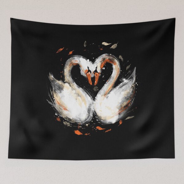 Item preview, Swans in love designed and sold by kharma zero.