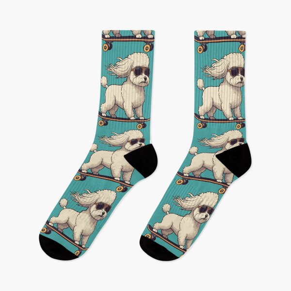 Item preview, Maltese Poodle with Sunglasses on a Skateboard Funny designed and sold by d247.