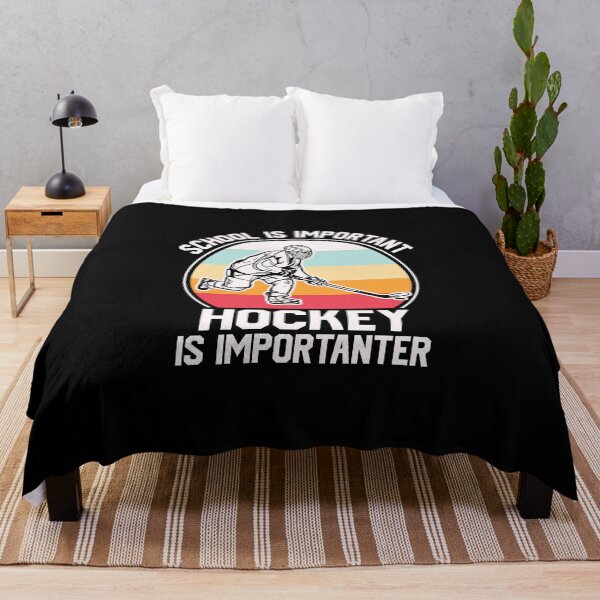 Item preview, School is important Hockey is importanter designed and sold by ArtHavenDesign.