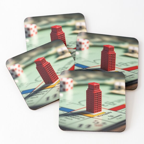 Item preview, Detailed Look at a Monopoly Game Hotel with Dice and Money, Emphasizing Strategic Play designed and sold by AlwaysHome.