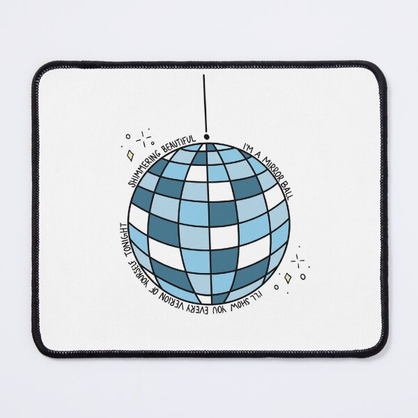 Item preview, Blue Mirrorball TSwift designed and sold by Emma-Beasley.