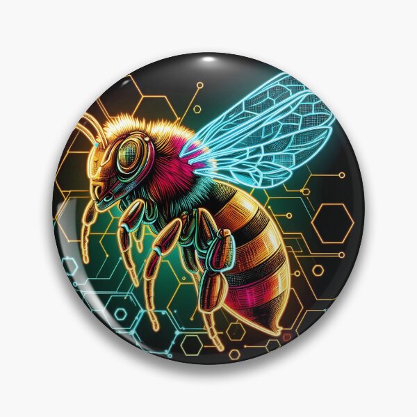 Item preview, 053 - Cyberpunk Bee designed and sold by GoLayout.