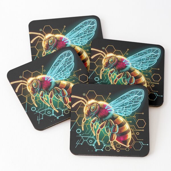 Item preview, 053 - Cyberpunk Bee designed and sold by GoLayout.