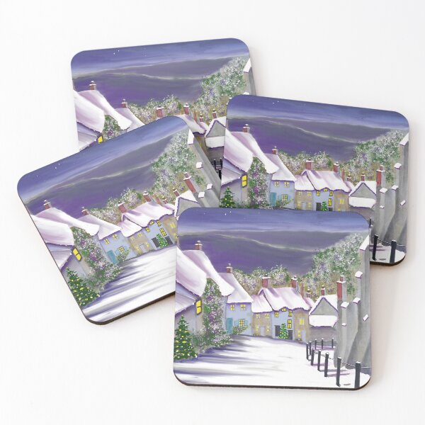 Item preview, Gold Hill, Shaftesbury, in the Snow designed and sold by FrancesArt.