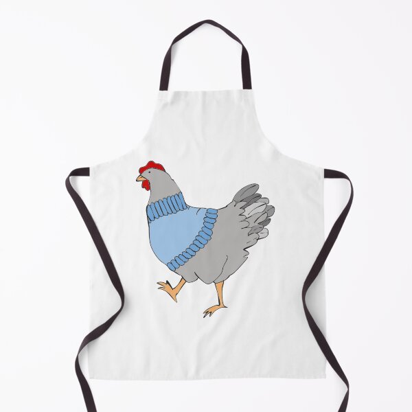 Item preview, Grey Chicken wearing a Blue Sweater designed and sold by Sweet-Stitches.