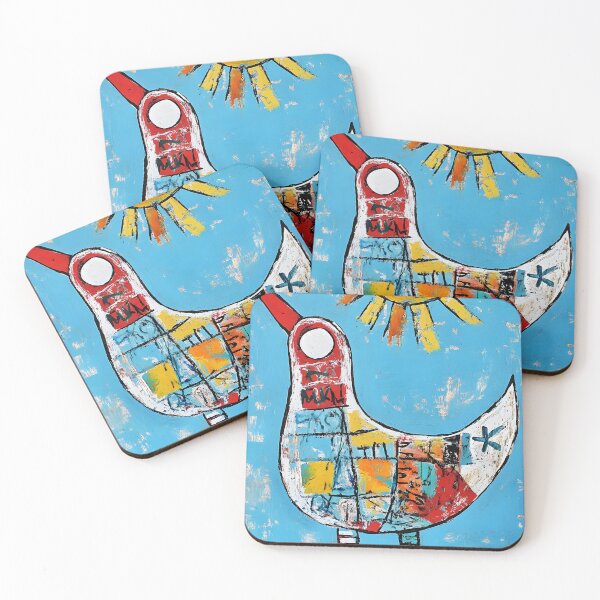 Item preview, Peace Dove Radiance - Patchwork Symbol of Hope Beneath a Bright Stylized Sun designed and sold by OlfactoART Studio.