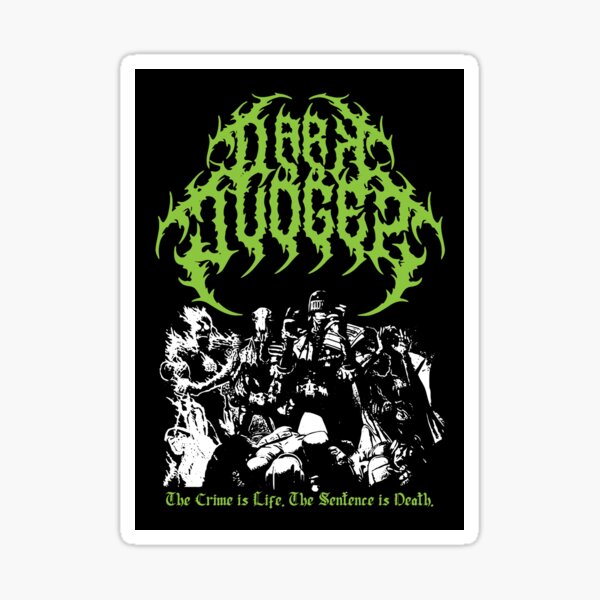 Item preview, Dark Judges designed and sold by Happy Dystopia Prints.