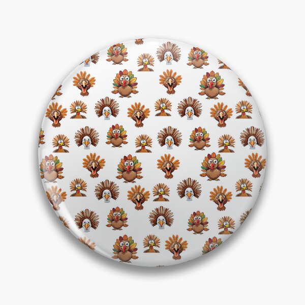 Item preview, Turkey Day Chuckle Pattern 3 designed and sold by Tom-Johnson.