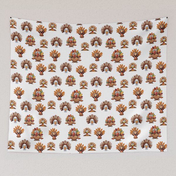 Item preview, Turkey Day Chuckle Pattern 3 designed and sold by Tom-Johnson.